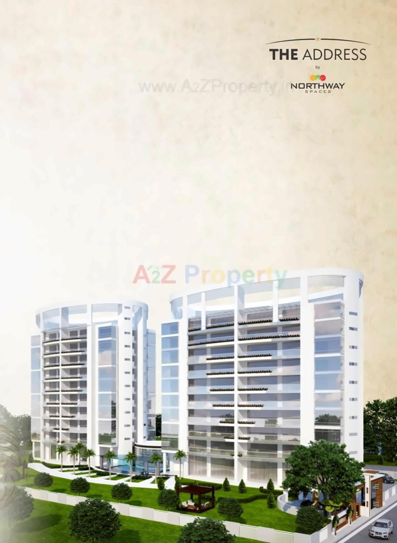 3D Elevation of real estate project Northway The Address located at Kasba, Vadodara, Gujarat