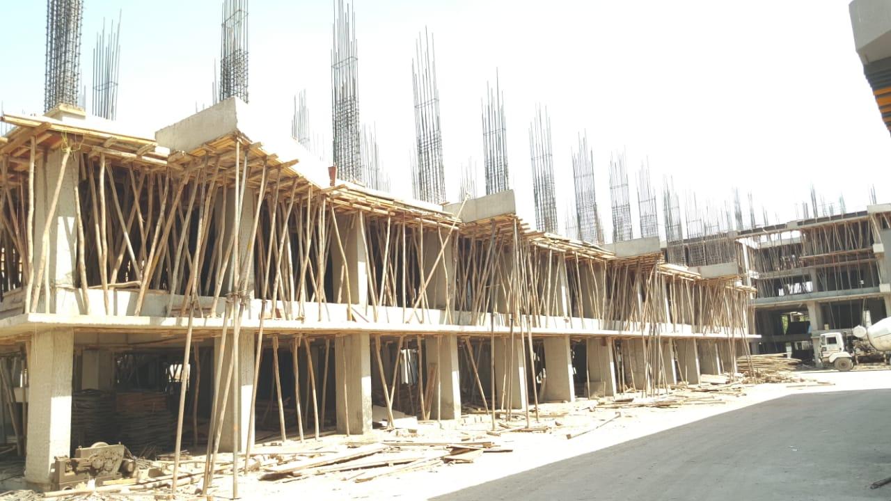 128201_const of real estate project Nysa Skydale located at Chhani, Vadodara, Gujarat