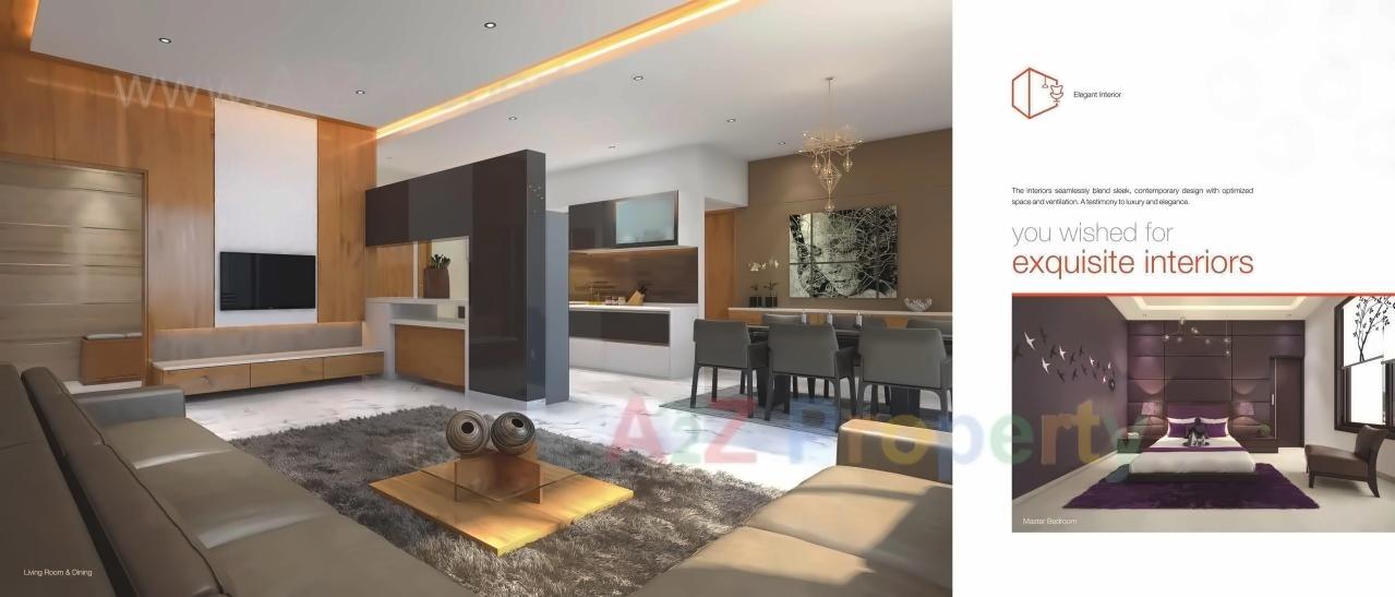 3D Elevation of real estate project Nysa Skydale located at Chhani, Vadodara, Gujarat