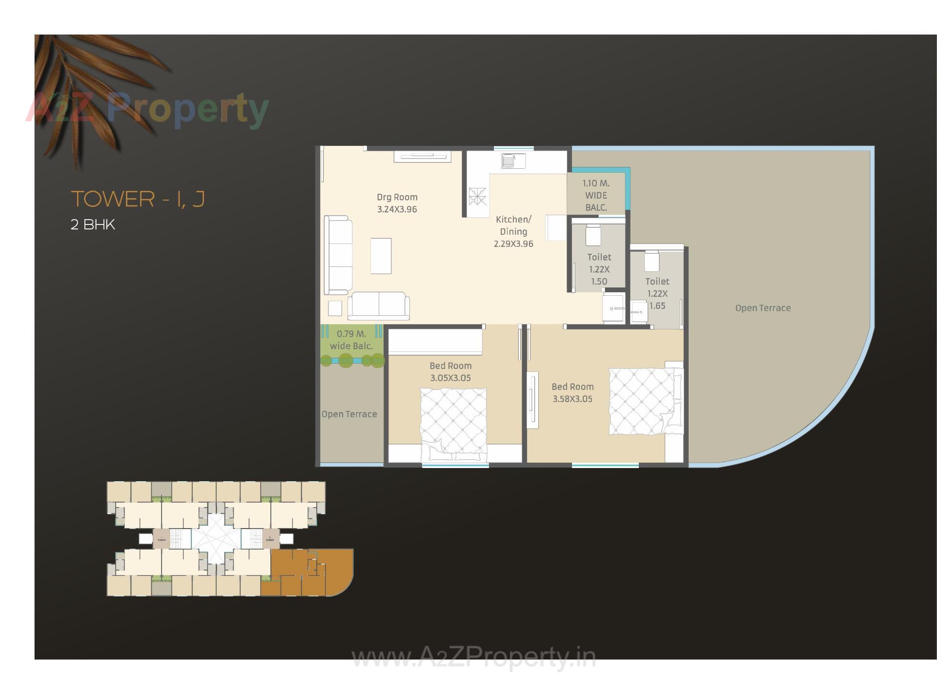 Layout of real estate project Om Aashtha located at Jambuva, Vadodara, Gujarat
