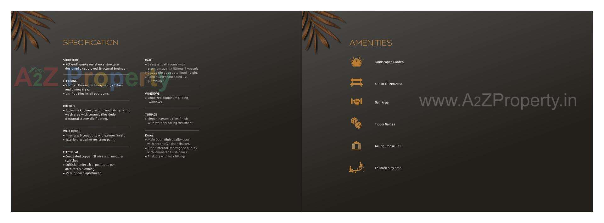  of real estate project Om Aashtha located at Jambuva, Vadodara, Gujarat