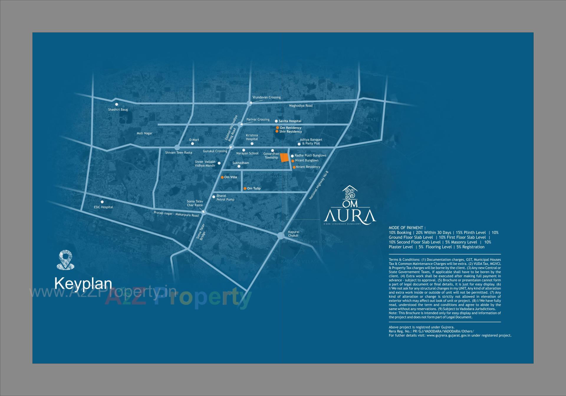  of real estate project Om Aura located at Danteshwar, Vadodara, Gujarat