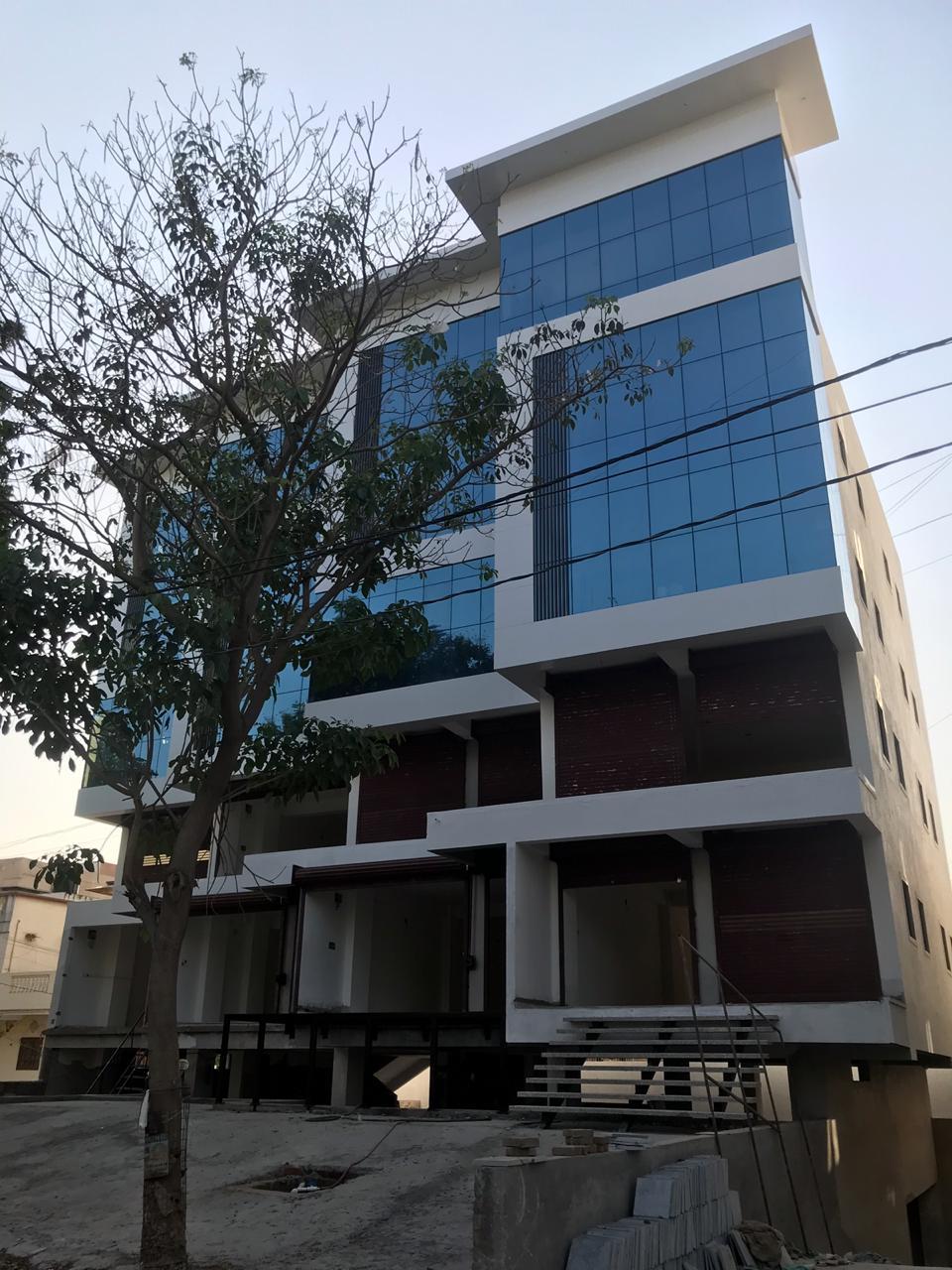 129602_const of real estate project Om Plaza located at Akota, Vadodara, Gujarat