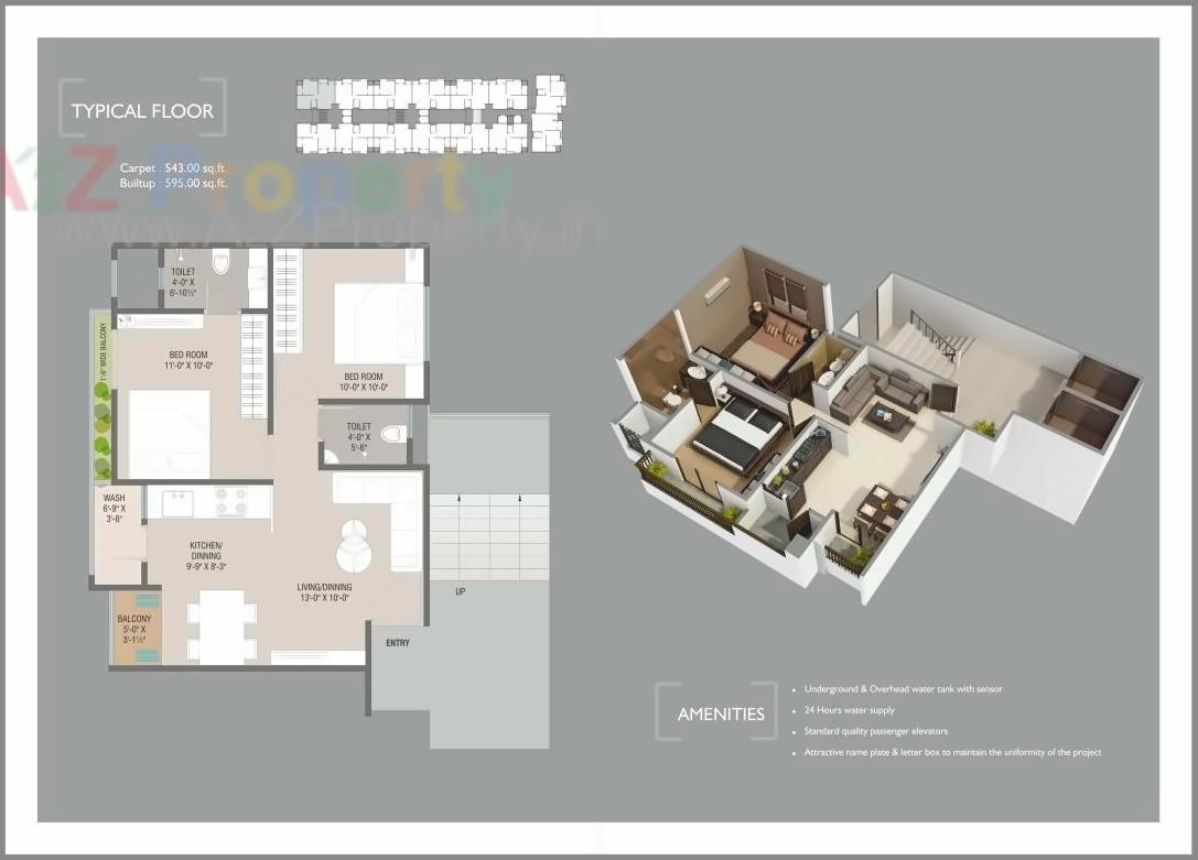 Layout of real estate project Om Residency Ii located at Gorva, Vadodara, Gujarat