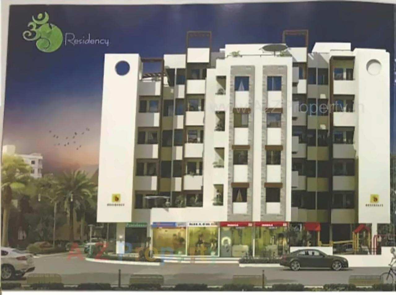 3D Elevation of real estate project Om Residency located at Gorva, Vadodara, Gujarat
