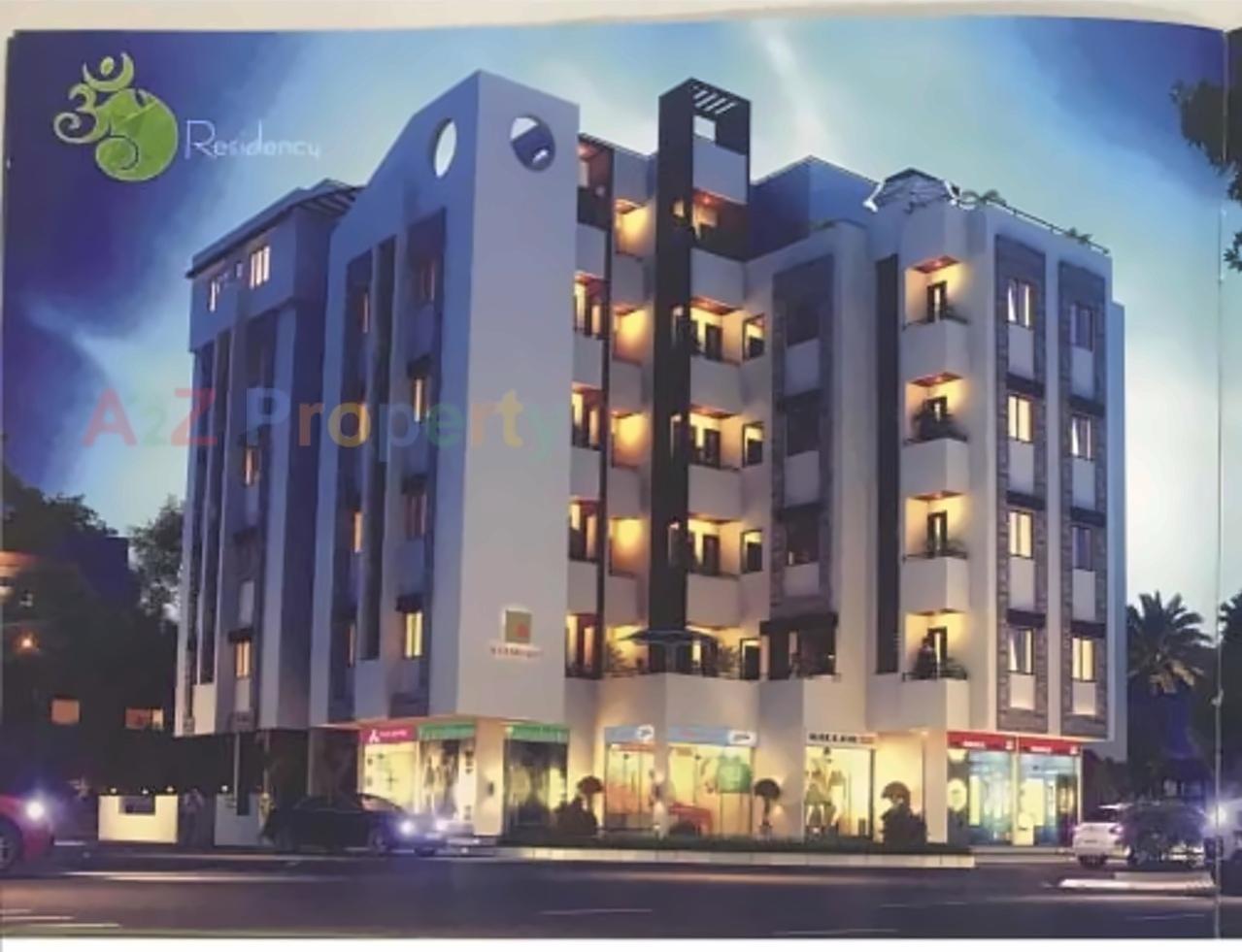 3D Elevation of real estate project Om Residency located at Gorva, Vadodara, Gujarat