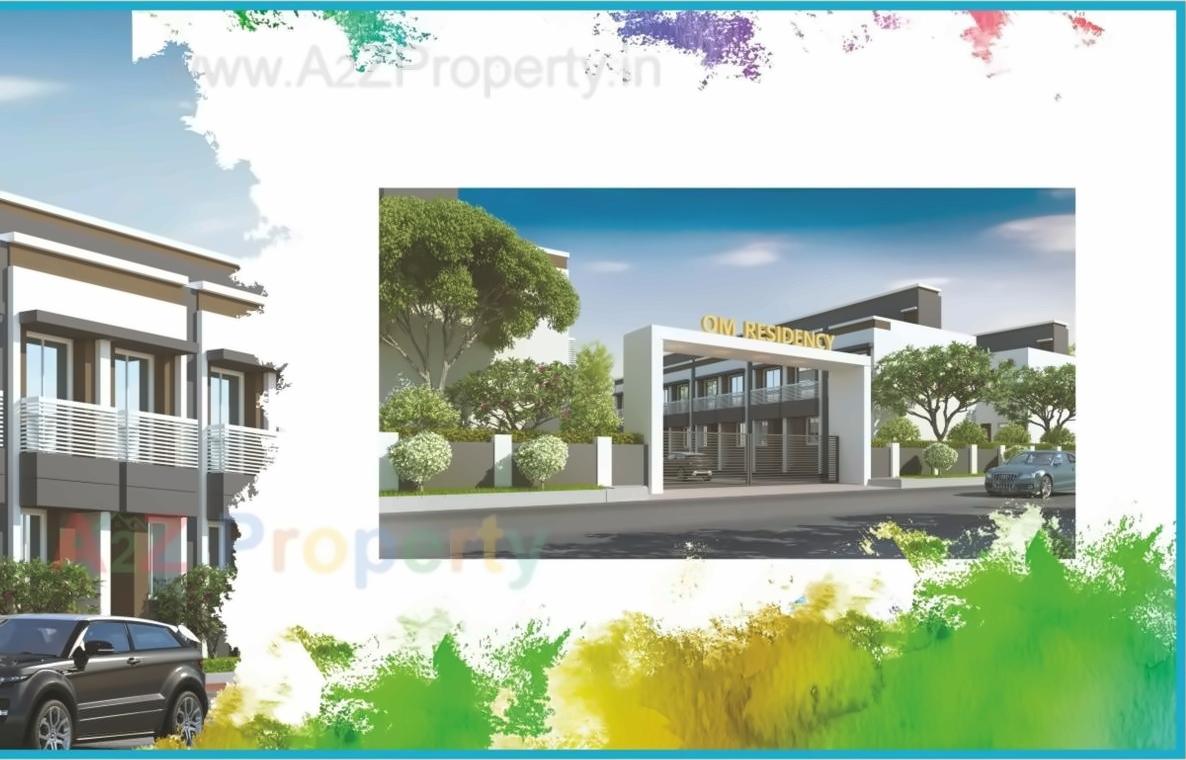 3D Elevation of real estate project Om Residency located at Vadodara, Vadodara, Gujarat