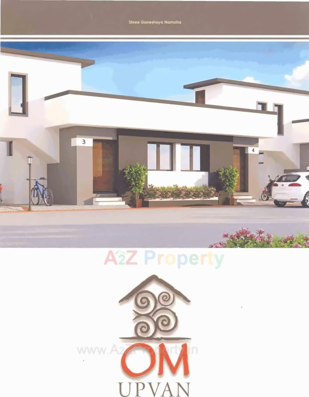 3D Elevation of real estate project Om Upvan located at Bapod, Vadodara, Gujarat