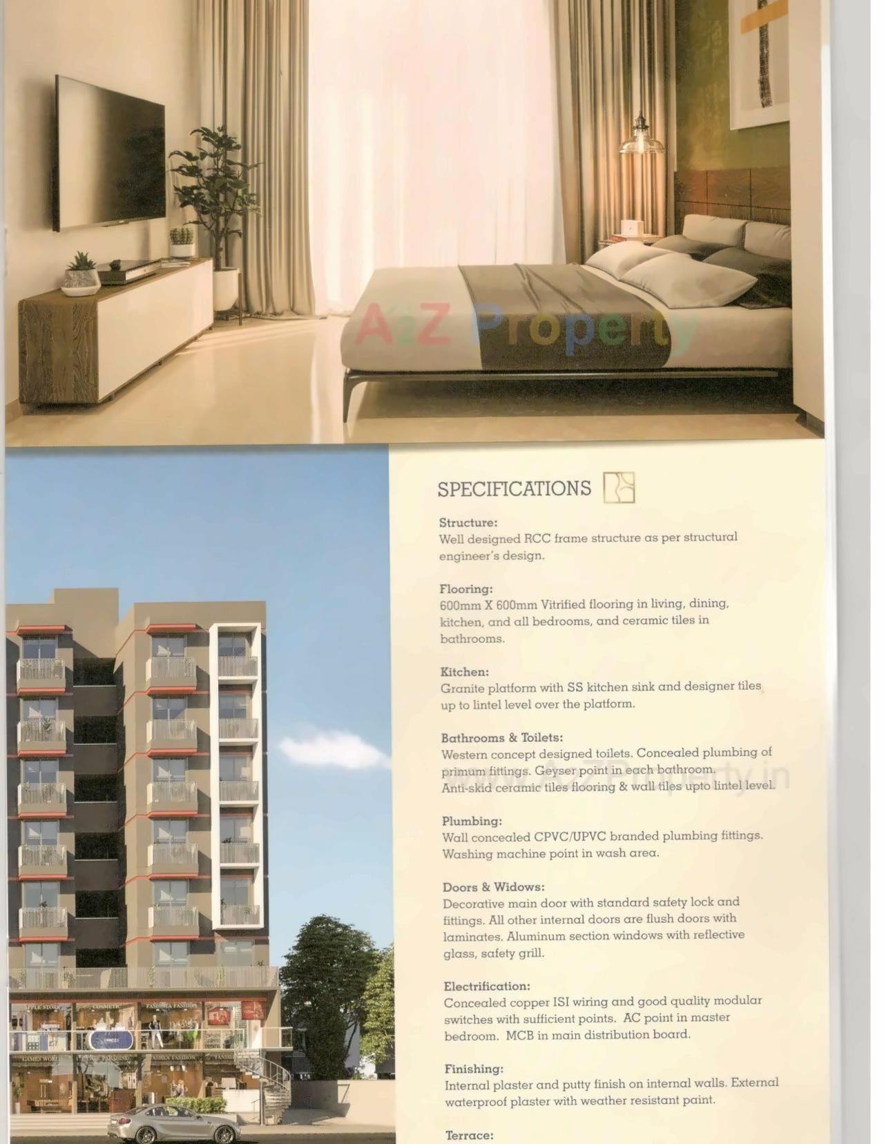  of real estate project Omkaar Heights located at Jambuva, Vadodara, Gujarat