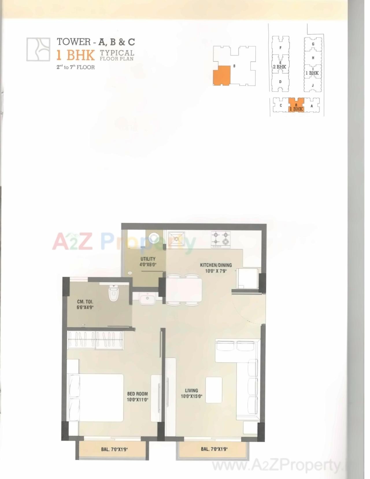 Layout of real estate project Omkaar Heights located at Jambuva, Vadodara, Gujarat