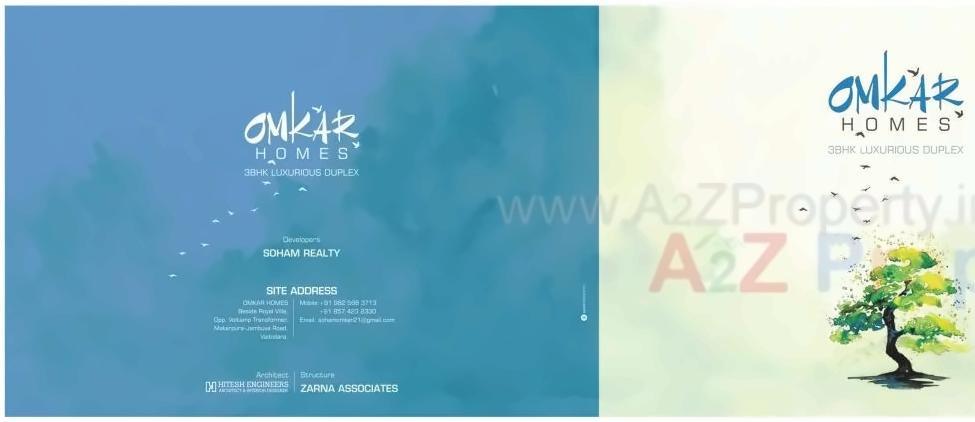  of real estate project Omkar Homes located at Jambuva, Vadodara, Gujarat