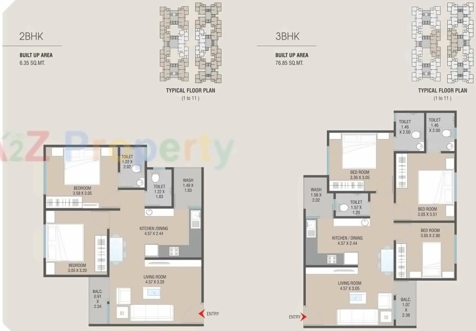Layout of real estate project Omkara Planet located at Sayajipura, Vadodara, Gujarat