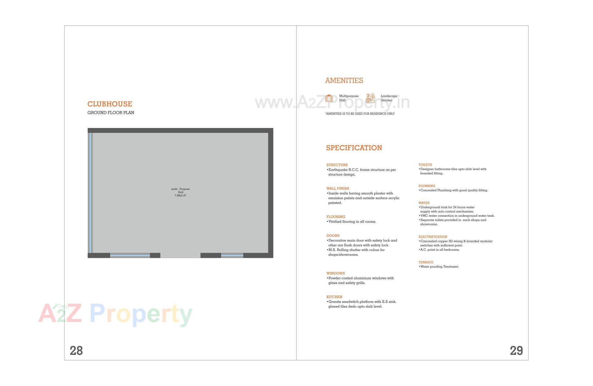  of real estate project Omkara Skylines located at Kareli, Vadodara, Gujarat