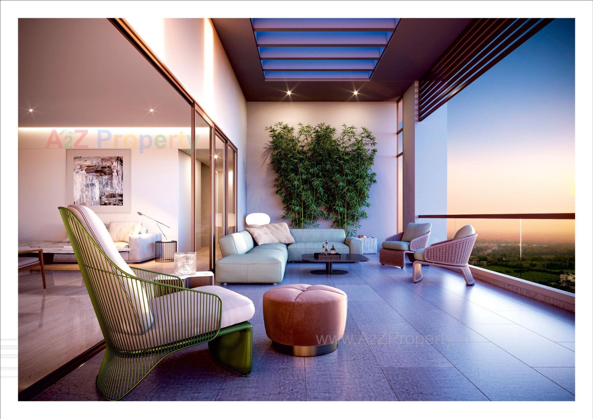 3D Elevation of real estate project One Aarna located at Bhayli, Vadodara, Gujarat