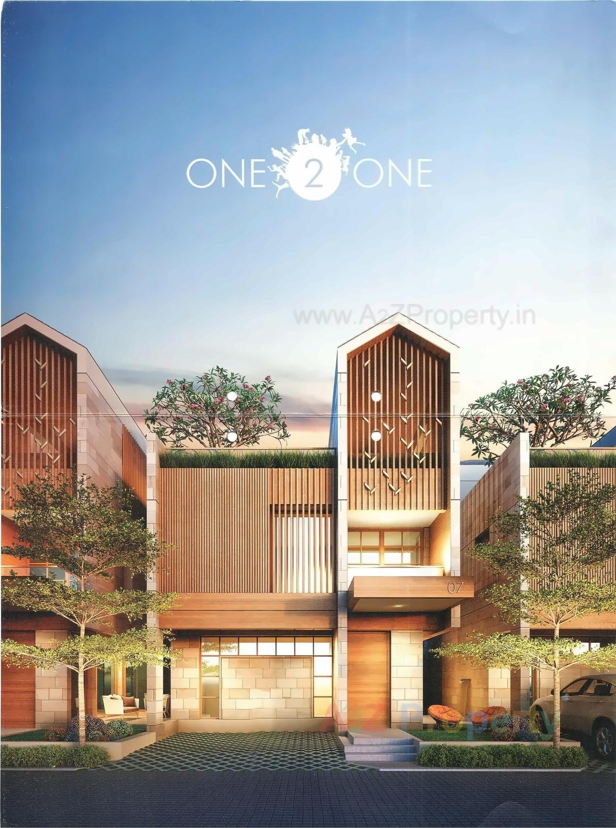 3D Elevation of real estate project One2one located at Vadodara, Vadodara, Gujarat