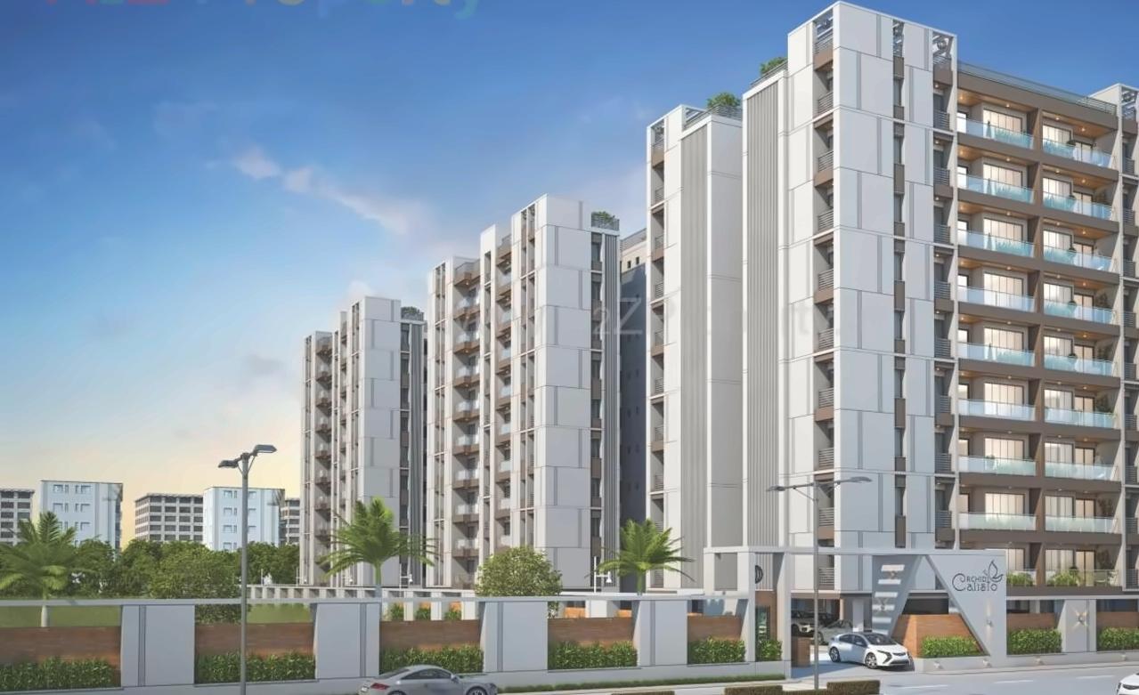 3D Elevation of real estate project Orchid Calisto located at Sama, Vadodara, Gujarat