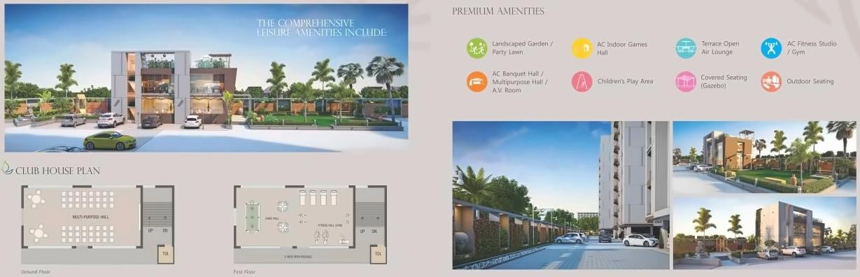 Layout of real estate project Orchid Calisto located at Sama, Vadodara, Gujarat