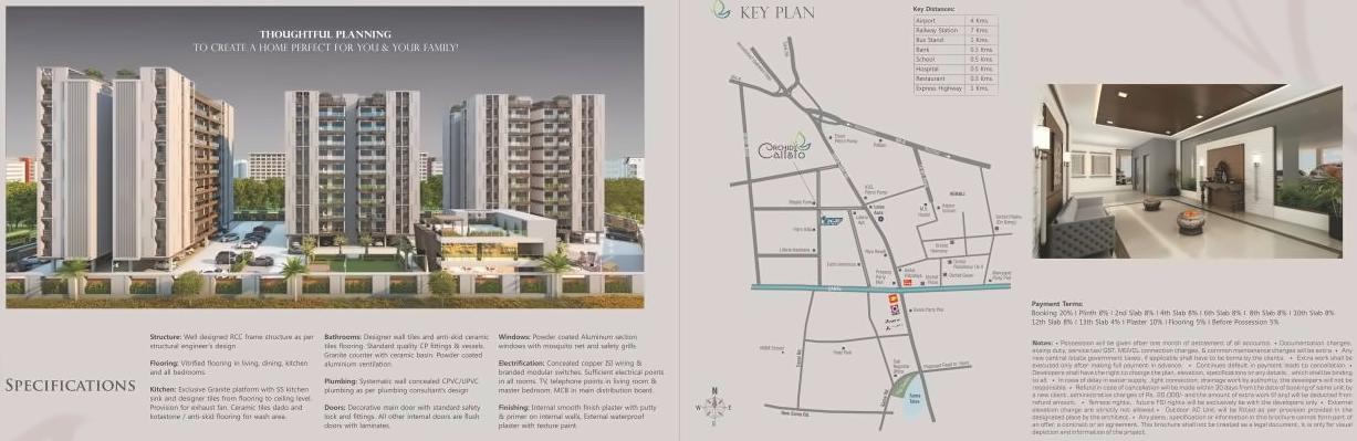  of real estate project Orchid Calisto located at Sama, Vadodara, Gujarat