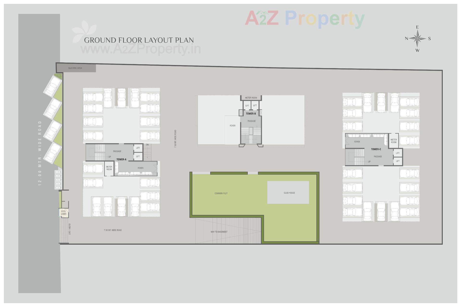 Layout of real estate project Orchid Highlife located at Vemali, Vadodara, Gujarat