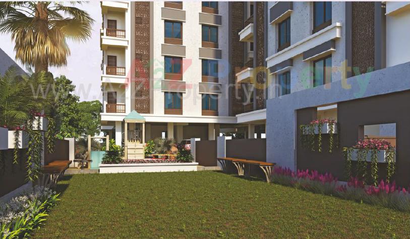 3D Elevation of real estate project Orchid Platina located at Vemali, Vadodara, Gujarat