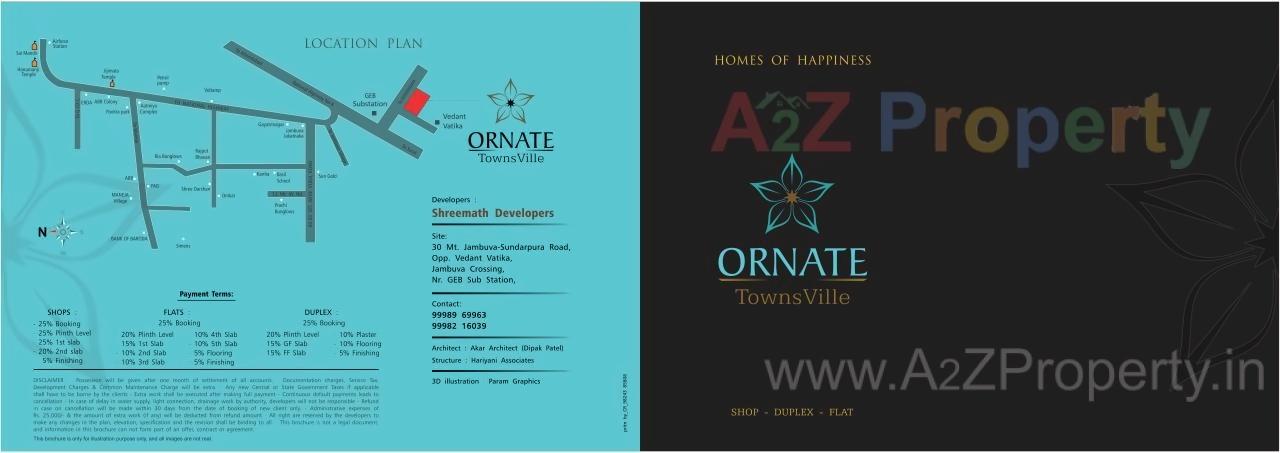  of real estate project Ornate Townsville located at Jambuva, Vadodara, Gujarat