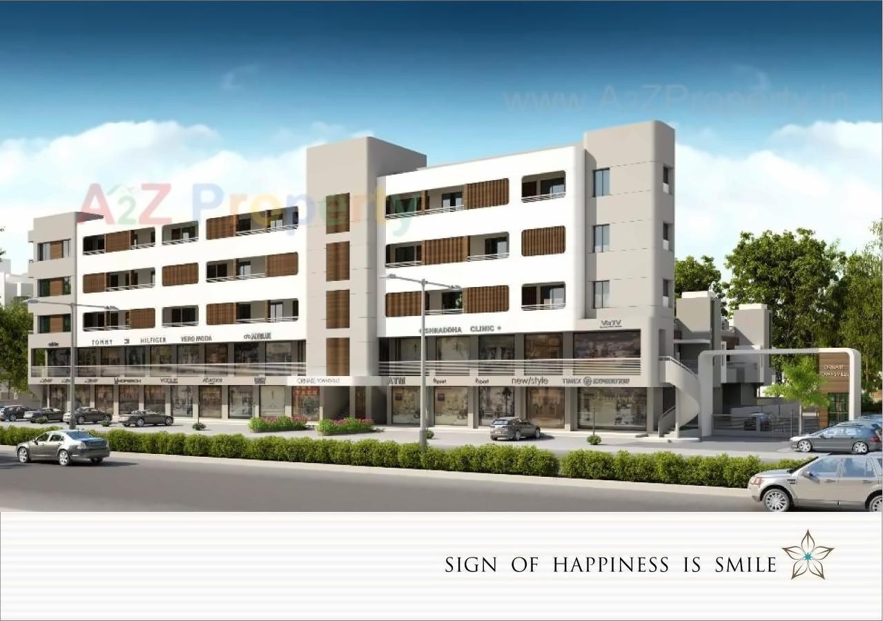 3D Elevation of real estate project Ornate Townsville located at Jambuva, Vadodara, Gujarat