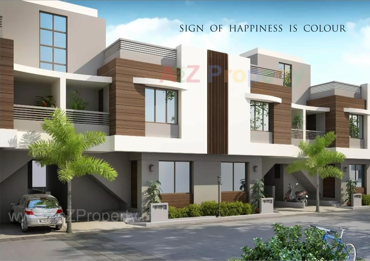 3D Elevation of real estate project Ornate Townsville located at Jambuva, Vadodara, Gujarat