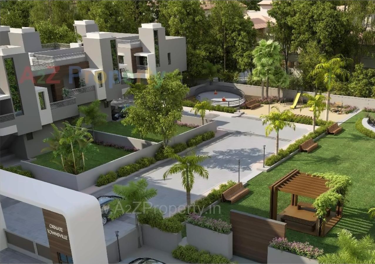 3D Elevation of real estate project Ornate Townsville located at Jambuva, Vadodara, Gujarat