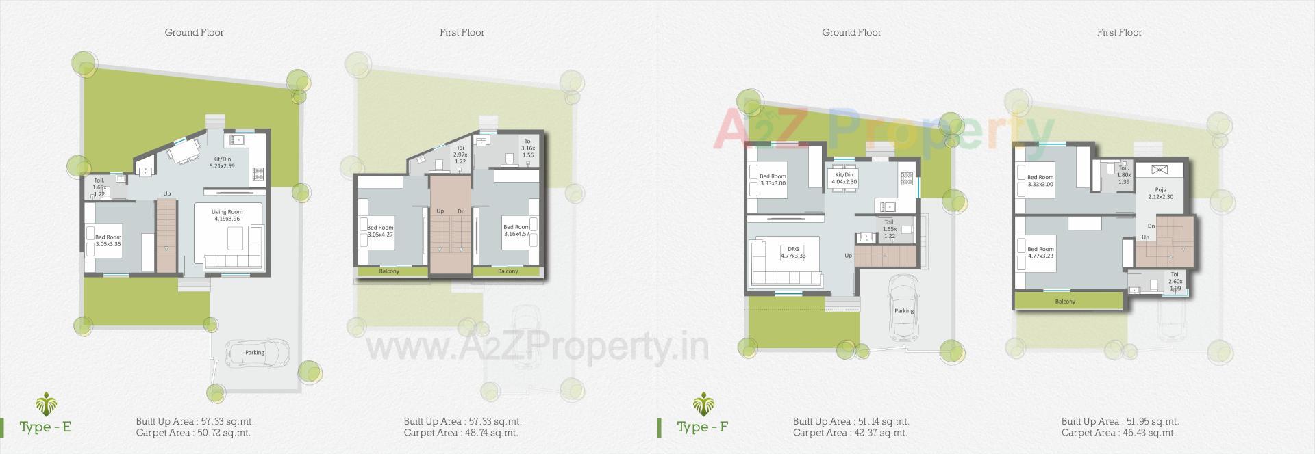 Layout of real estate project Palm Exotica located at Shripor-timbli, Vadodara, Gujarat