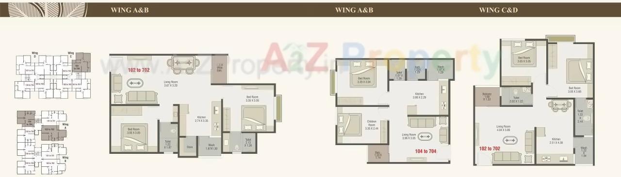 Layout of real estate project Palm Paradise located at Vadodara, Vadodara, Gujarat