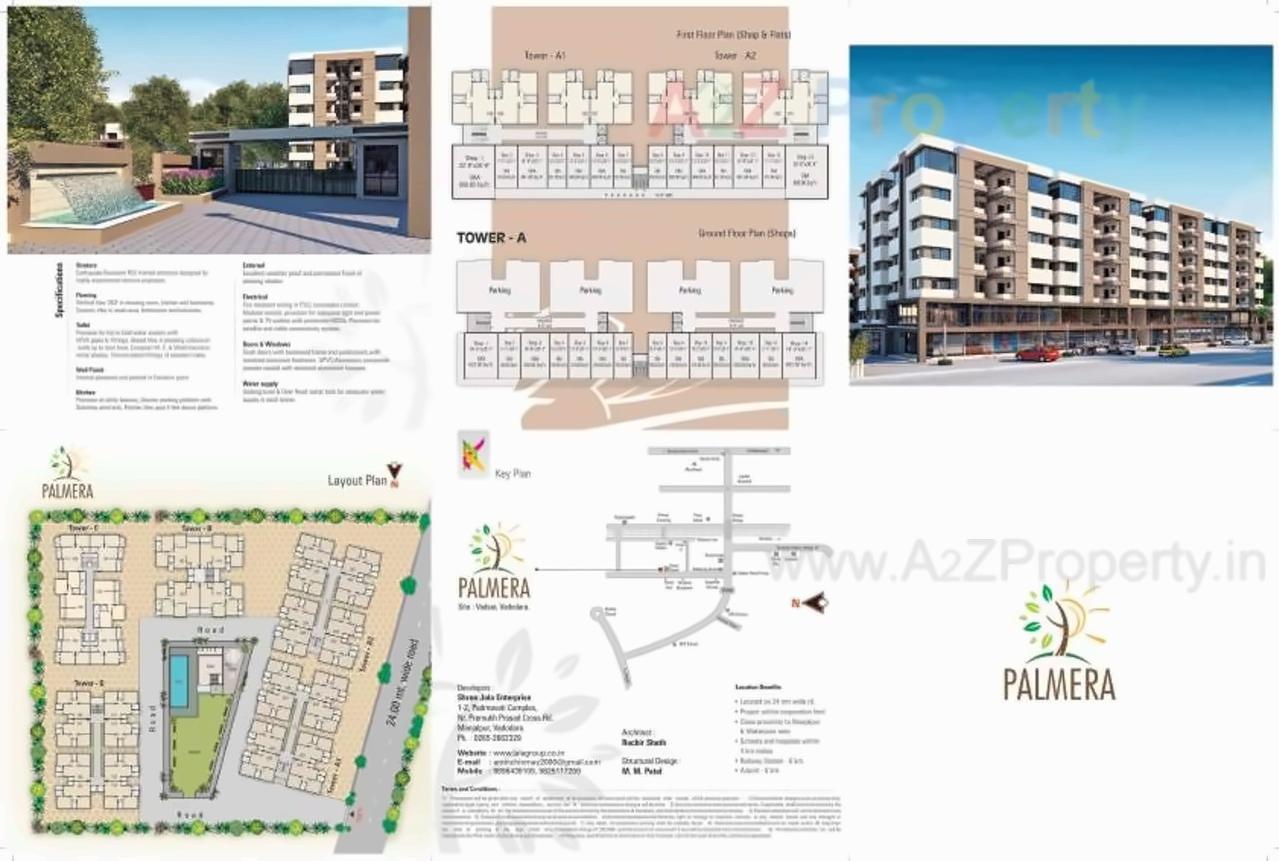  of real estate project Palmera located at Vadsar, Vadodara, Gujarat