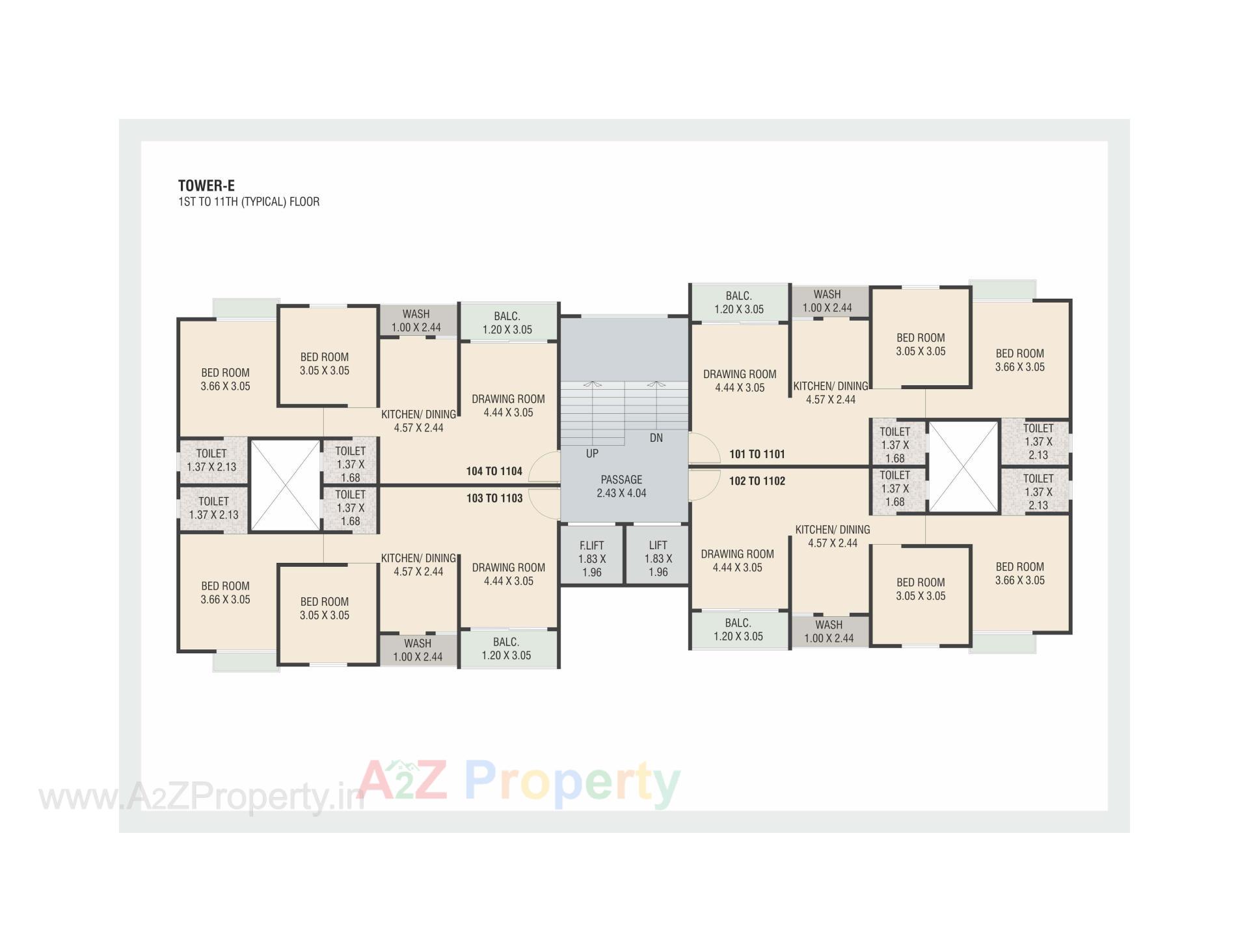 Layout of real estate project Pancham Aristo located at Sama, Vadodara, Gujarat