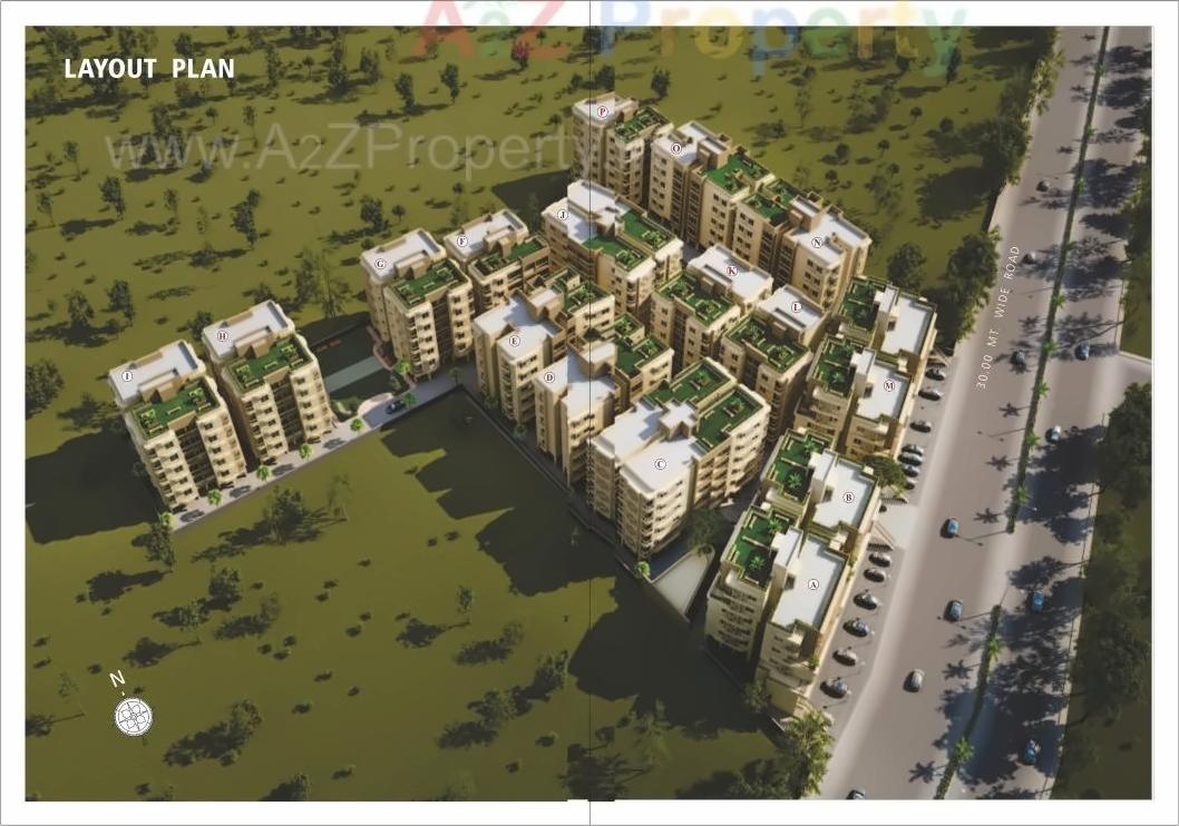 3D Elevation of real estate project Pancham Elite located at Sayajipura, Vadodara, Gujarat