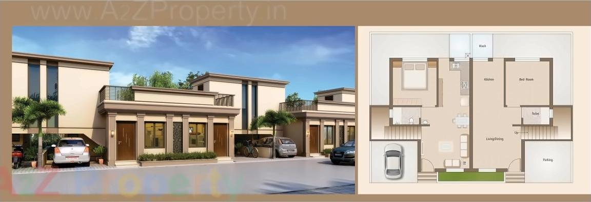 3D Elevation of real estate project Pancham Green located at Dasharath, Vadodara, Gujarat