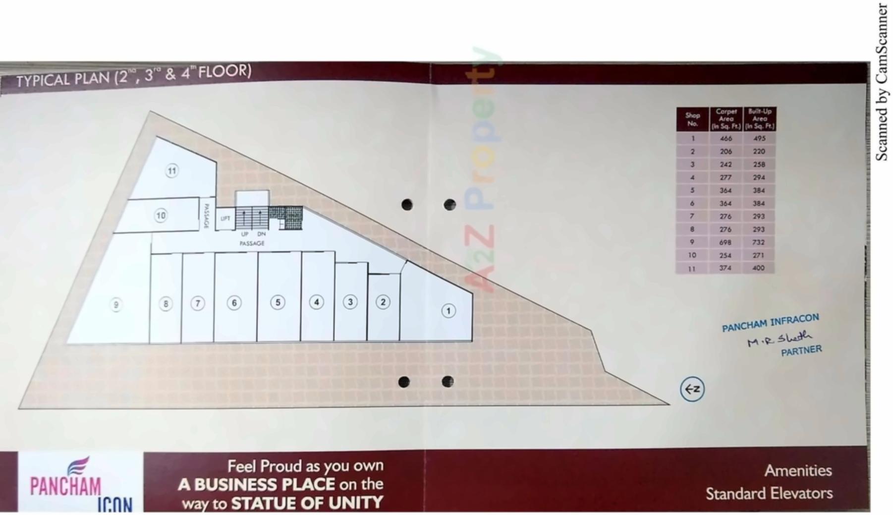  of real estate project Pancham Icon located at Sayajipura, Vadodara, Gujarat