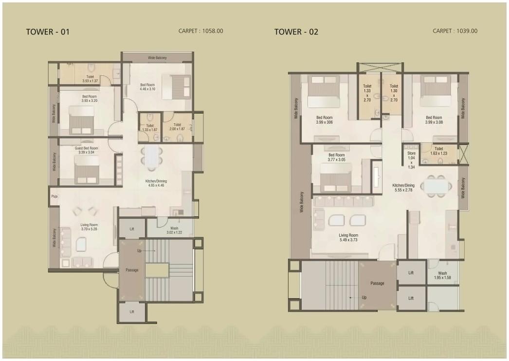 Layout of real estate project Pancham Imperia located at Sama, Vadodara, Gujarat