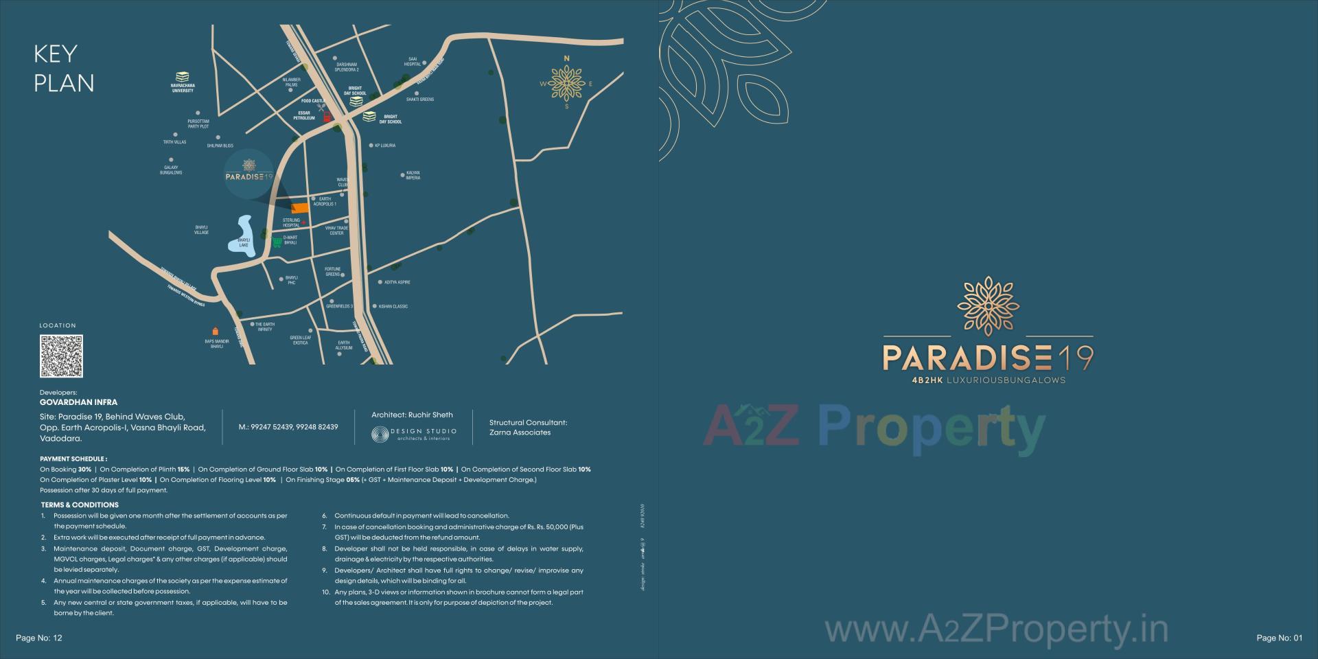  of real estate project Paradise located at Bhayli, Vadodara, Gujarat
