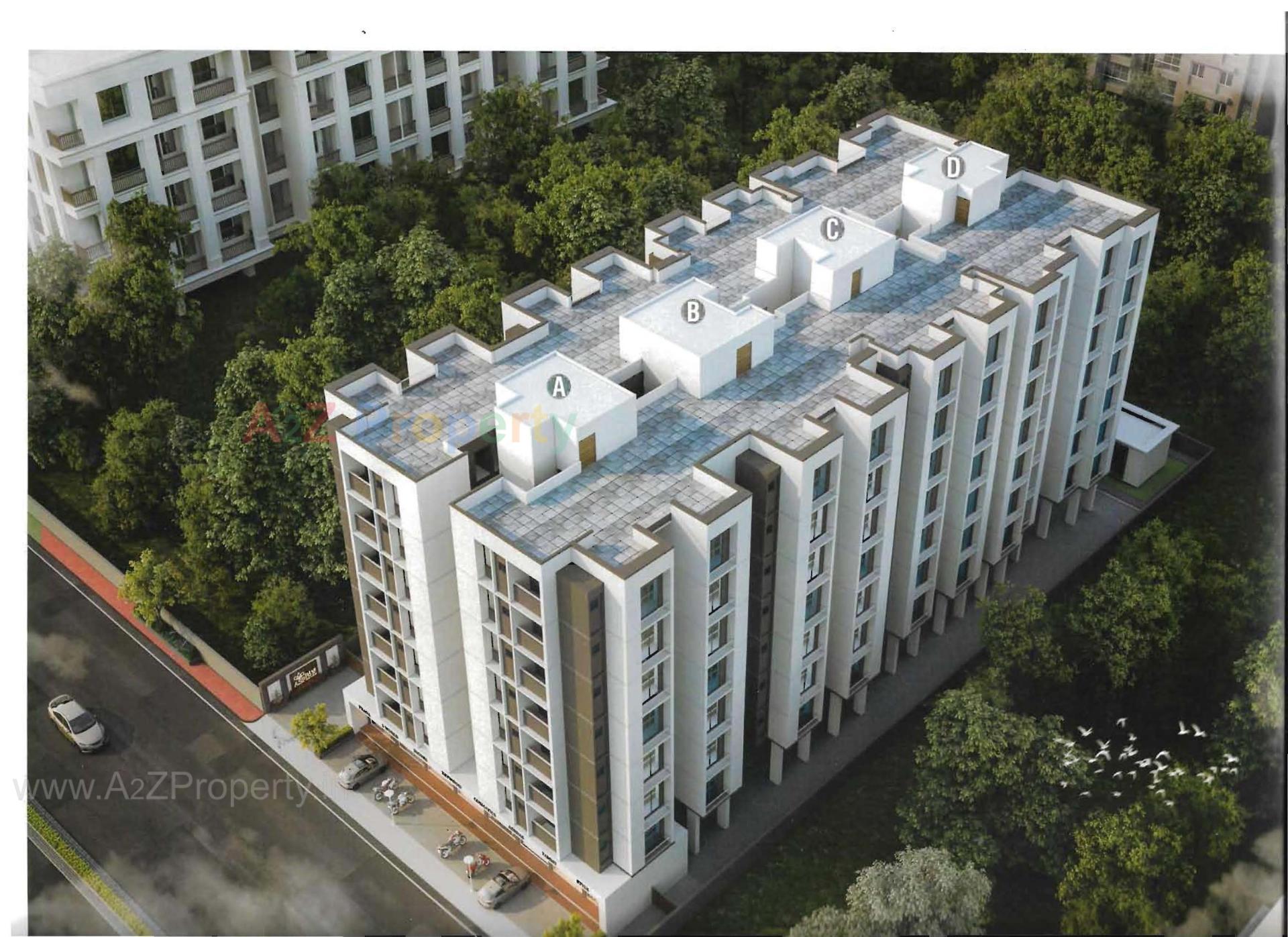 3D Elevation of real estate project Param Aspire located at Bil, Vadodara, Gujarat