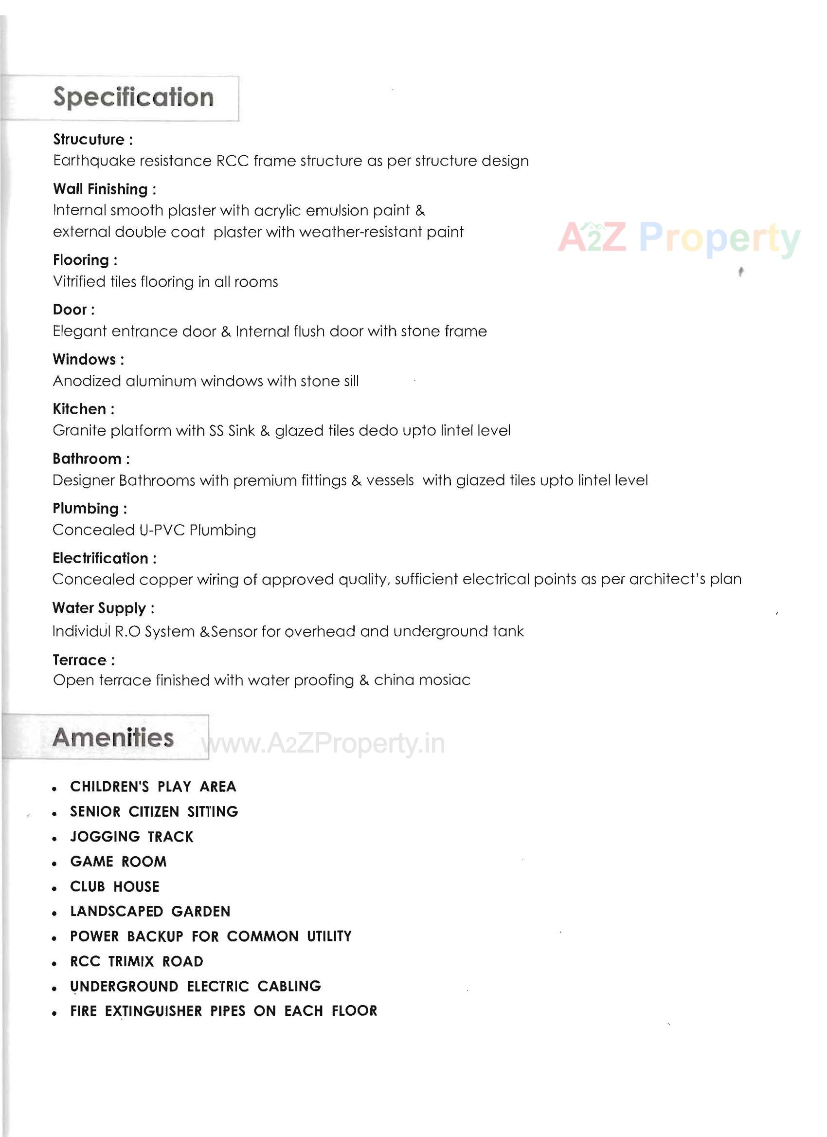  of real estate project Param Bliss located at Bill, Vadodara, Gujarat