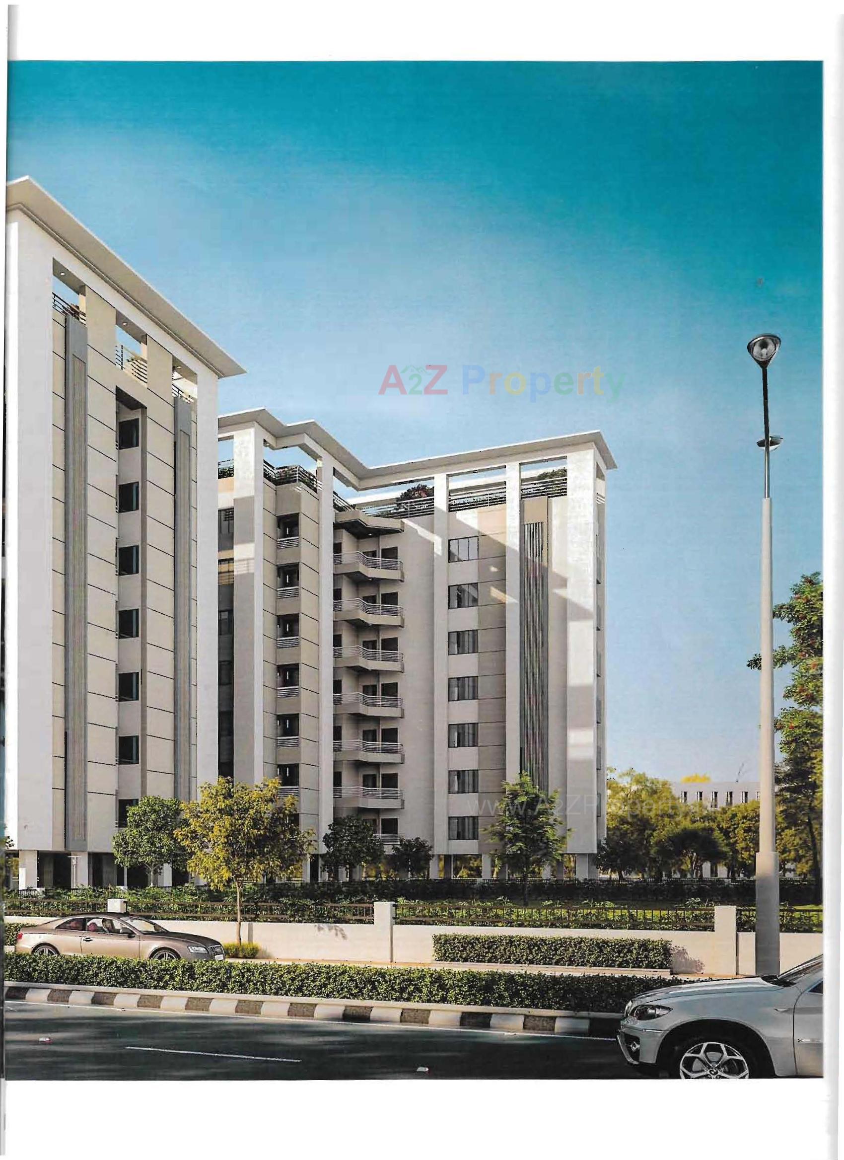 3D Elevation of real estate project Param Bliss located at Bill, Vadodara, Gujarat