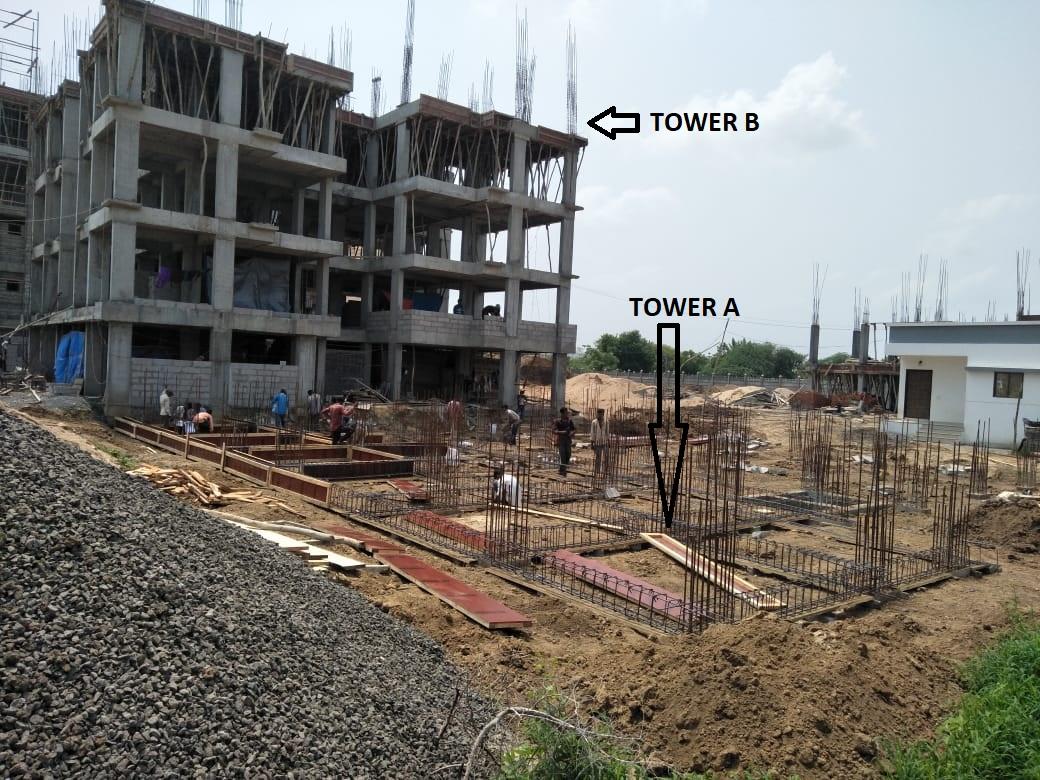 189025_const of real estate project Param Crest located at Bill, Vadodara, Gujarat