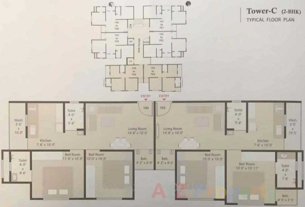 Layout of real estate project Param Crest located at Bill, Vadodara, Gujarat