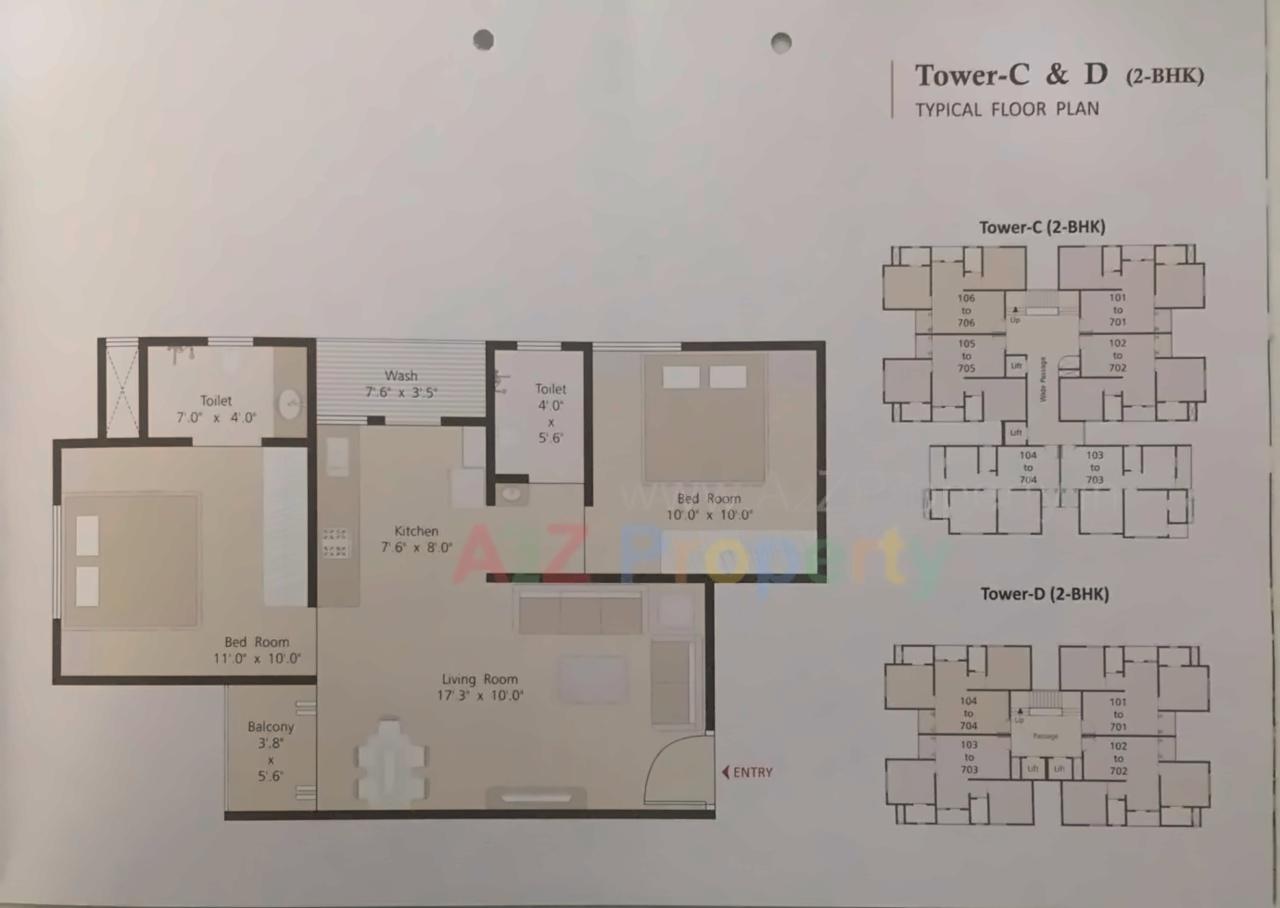 Layout of real estate project Param Crest located at Bill, Vadodara, Gujarat