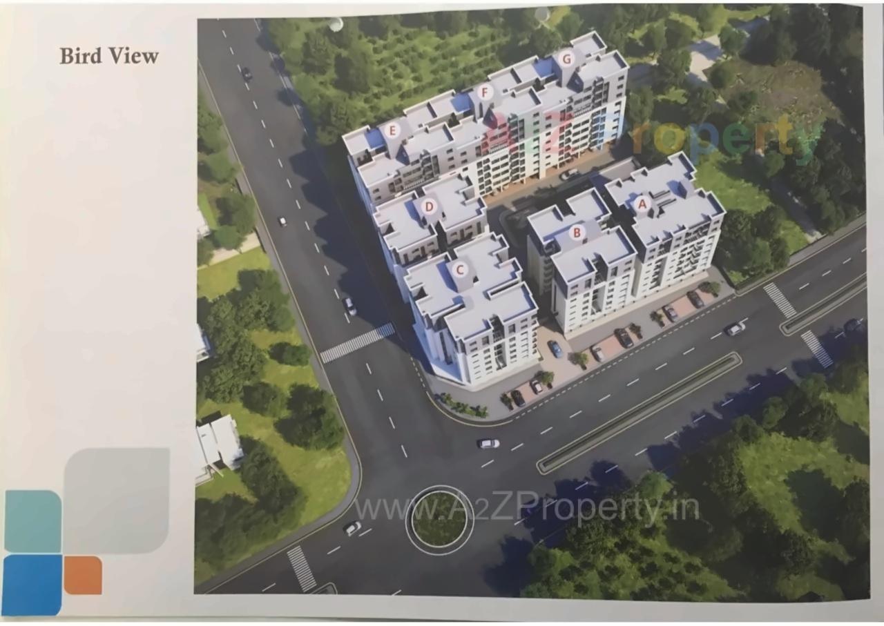 Layout of real estate project Param Crest located at Bill, Vadodara, Gujarat