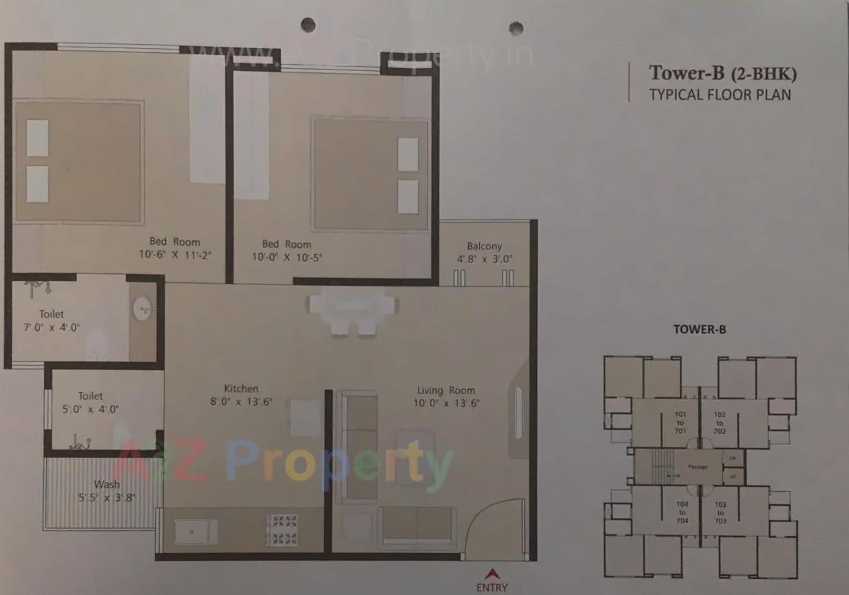 Layout of real estate project Param Crest located at Bill, Vadodara, Gujarat