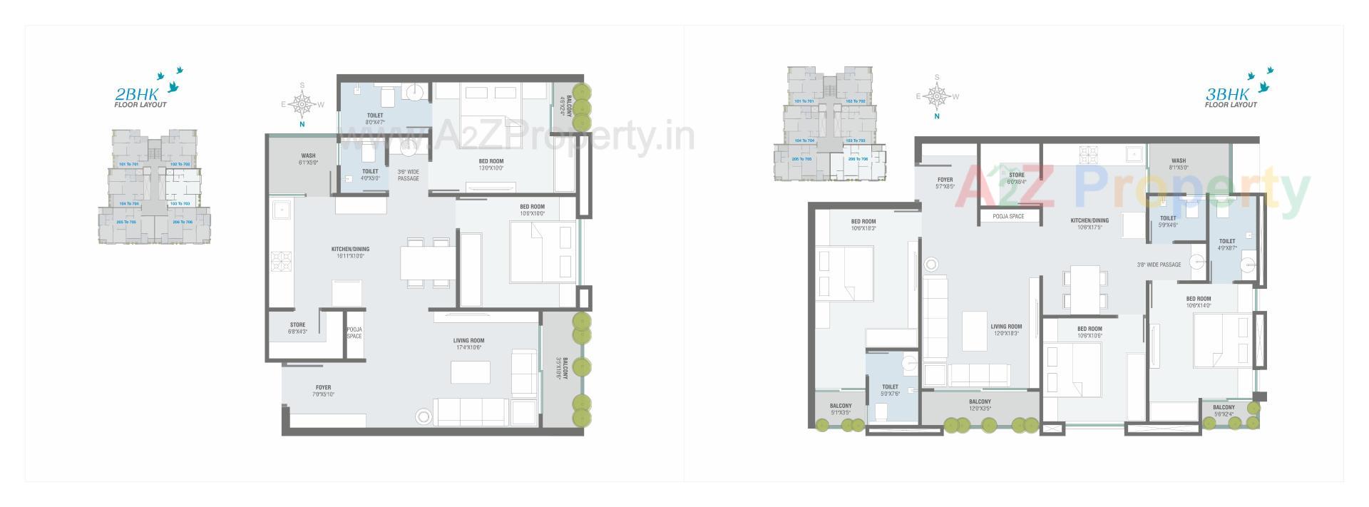 Layout of real estate project Param Skylife located at Gotri, Vadodara, Gujarat