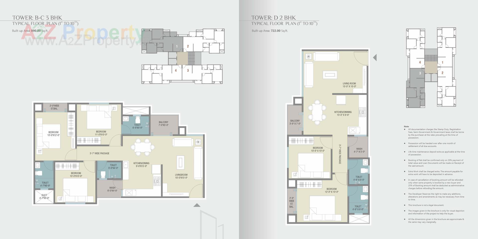 Layout of real estate project Park Heaven located at Gorwa, Vadodara, Gujarat