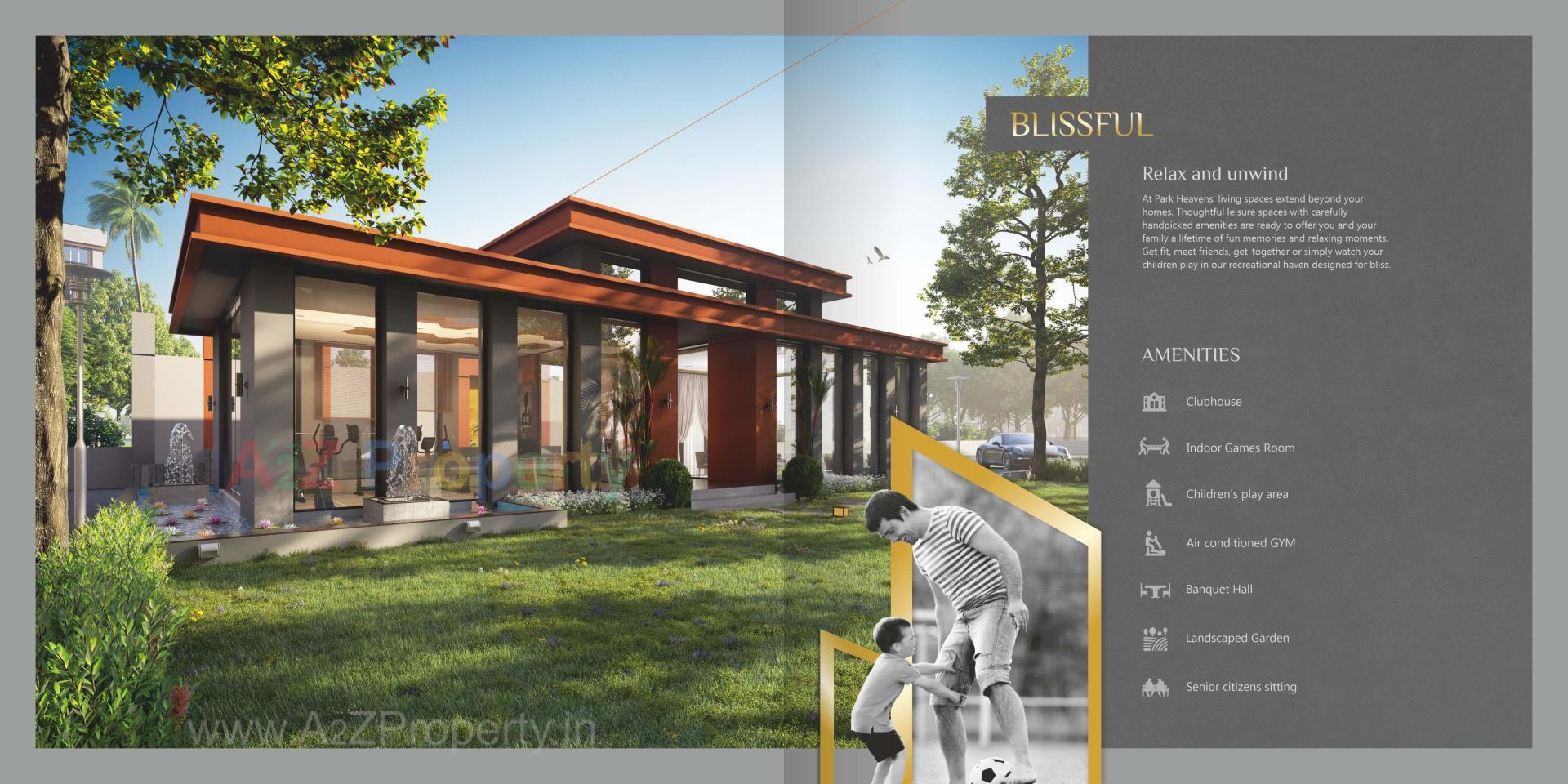 3D Elevation of real estate project Park Heaven located at Gorwa, Vadodara, Gujarat