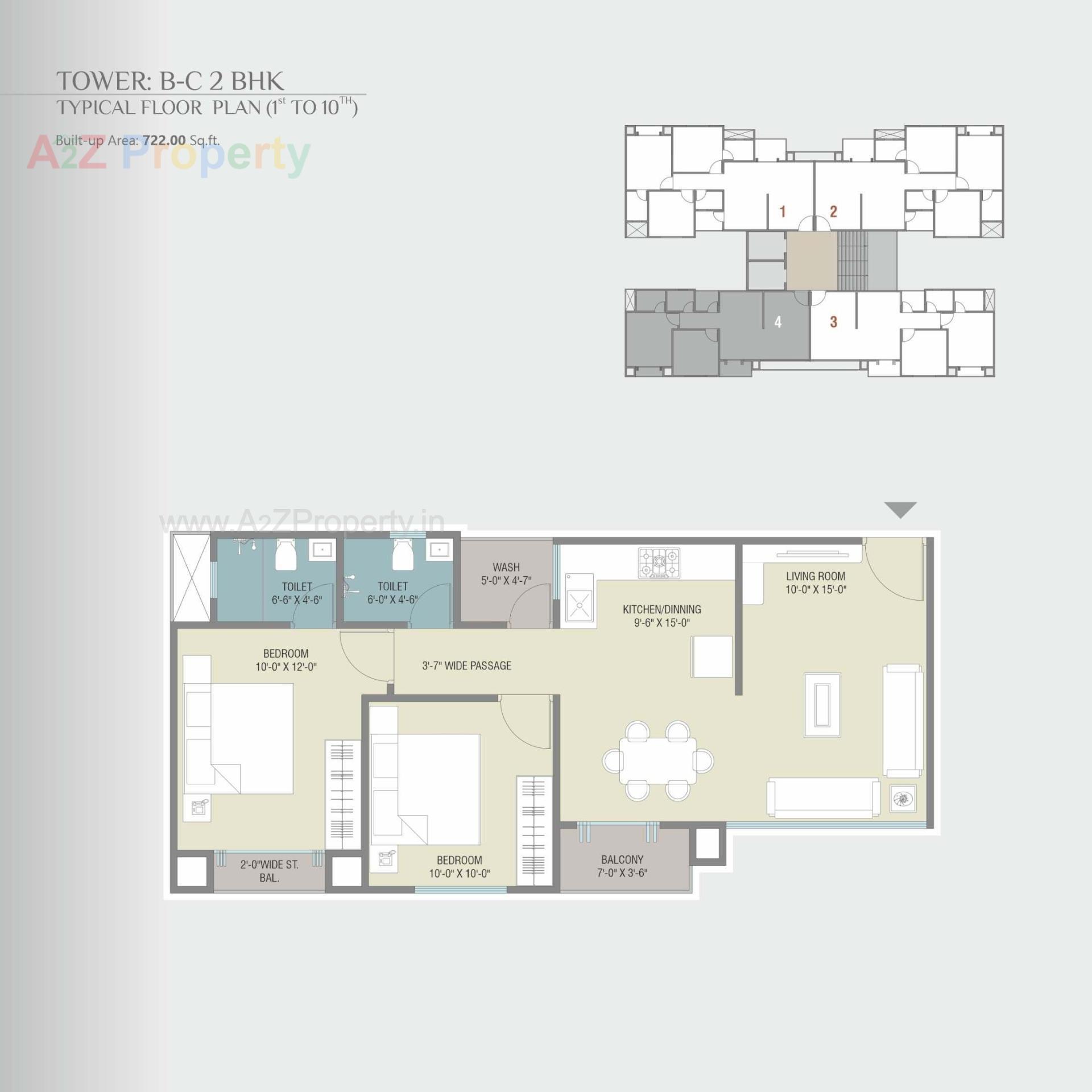 Layout of real estate project Park Heaven located at Gorwa, Vadodara, Gujarat
