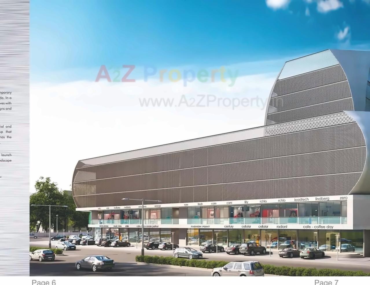 3D Elevation of real estate project Park Paradise located at Vadsar, Vadodara, Gujarat